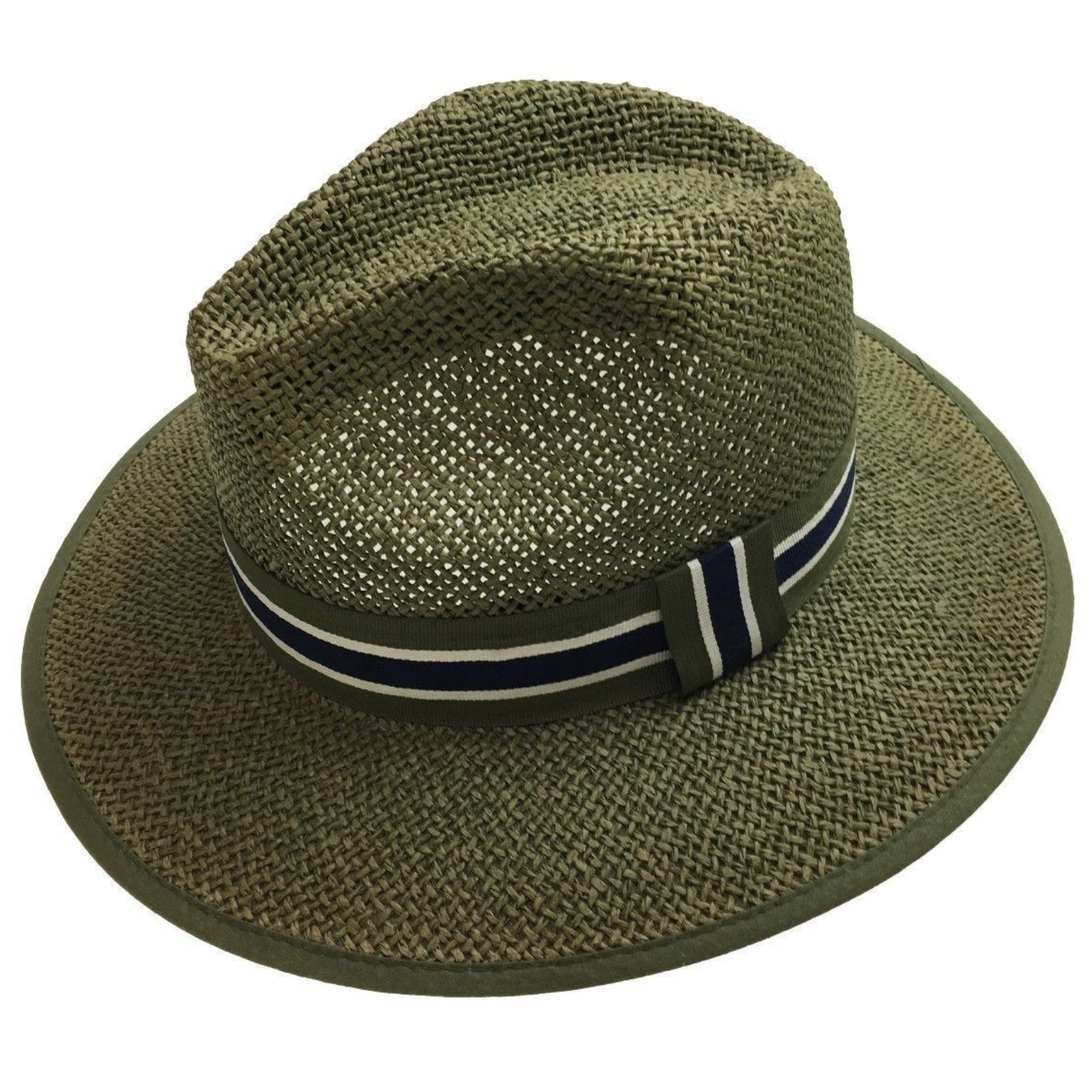 Natural Paper Panama Hat Fedora Summer Wide Brim Hat Sun Protection BR233 Sturdy-1