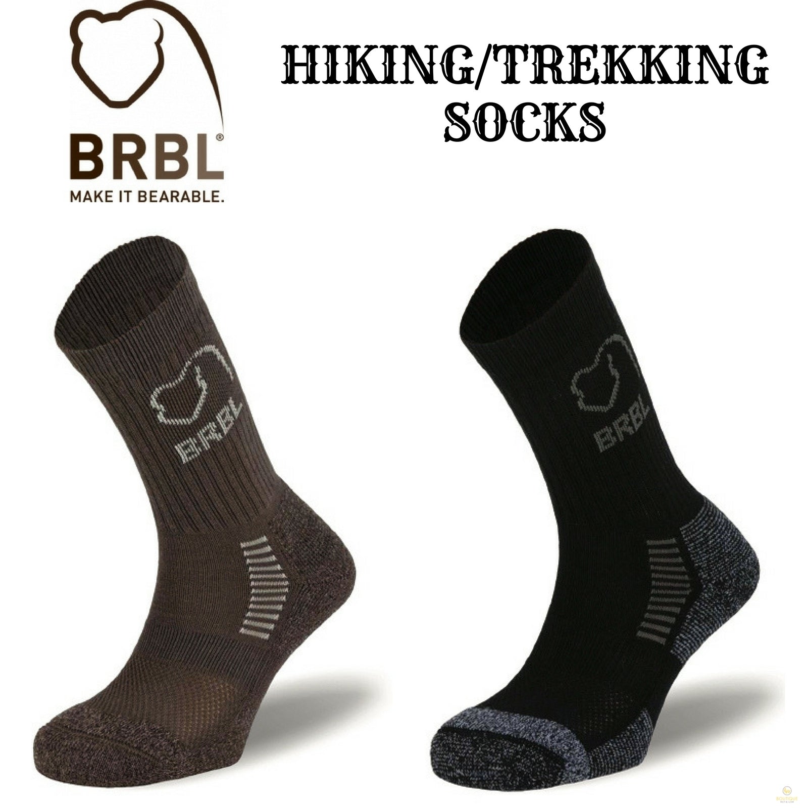 BRBL Bjorn Socks Cotton Blend Outdoor Hiking Trekking Adventure Mountain Comfort-1