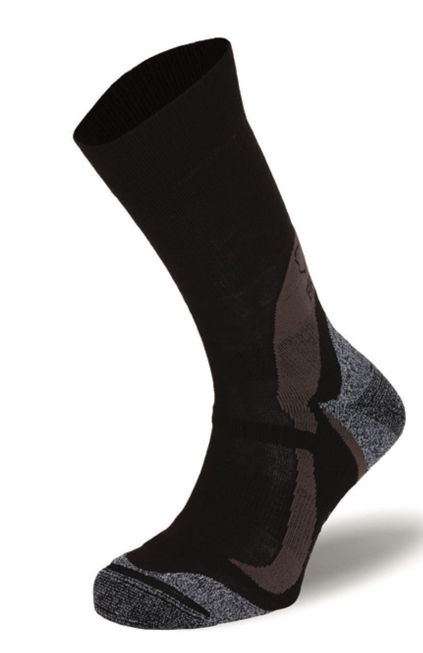BRBL Kodiak Wool Ski Socks Hiking Trail Run Camping Snow Trekking - Brown - XL-0