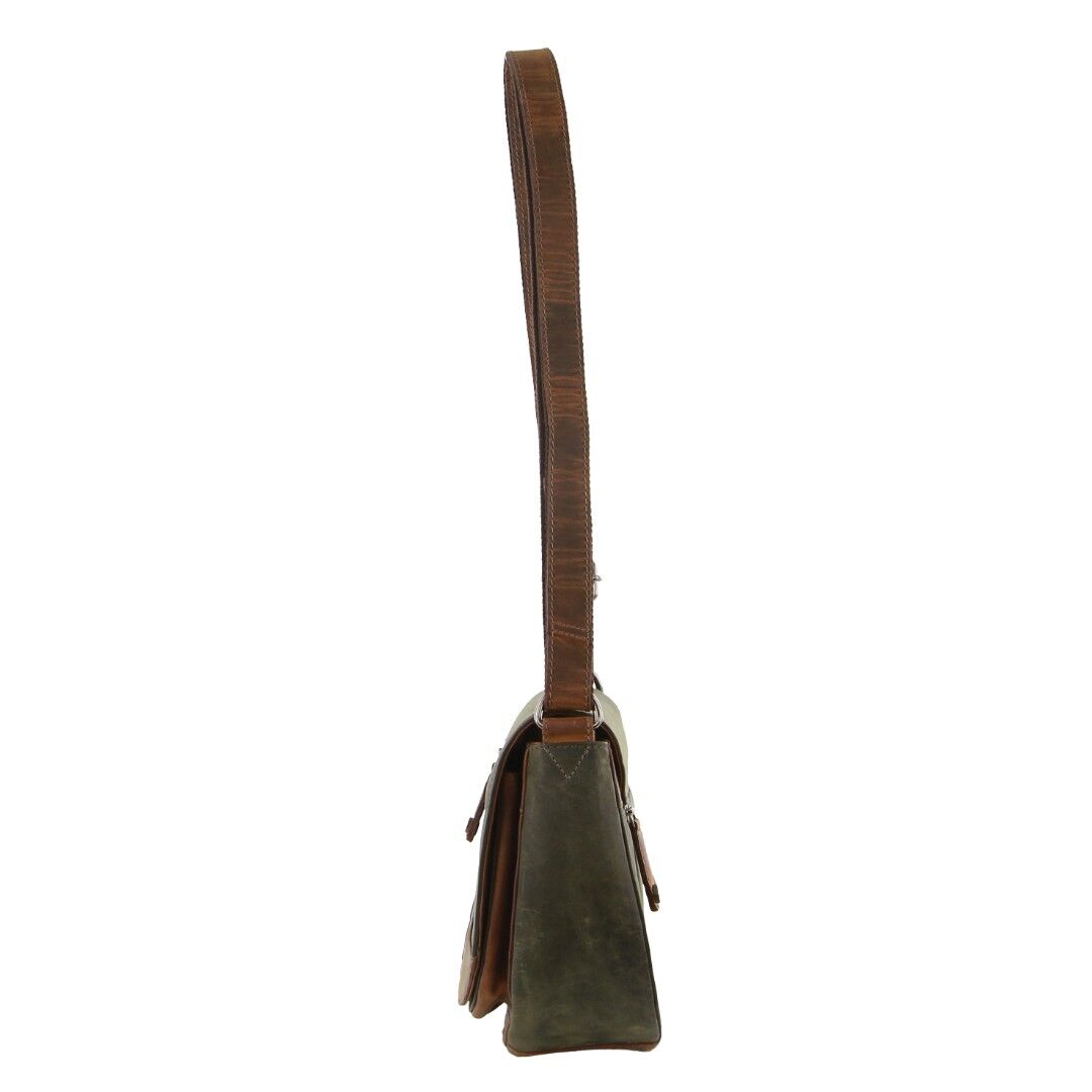 Billy The Kid Ladies Olive Leather Crossbody Womens Western Bag-3