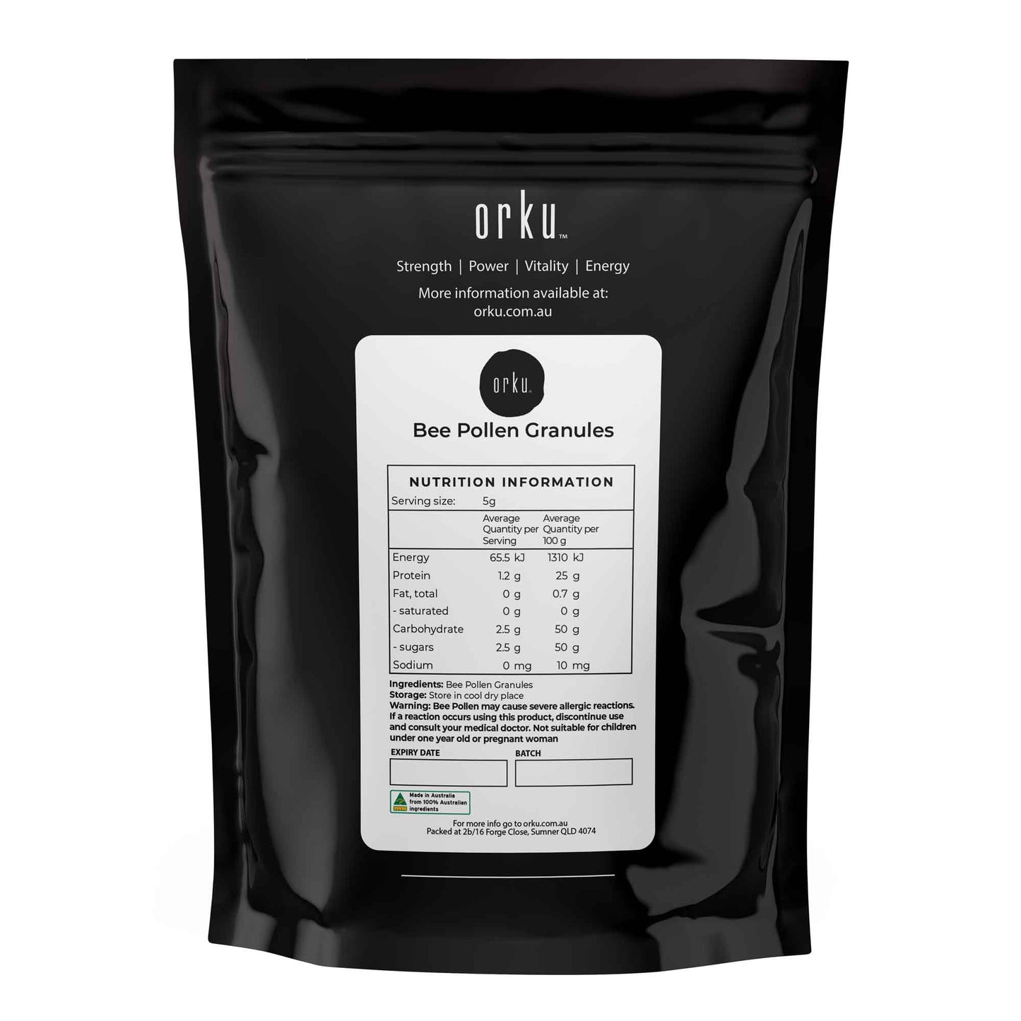 Bee Pollen Granules - 100% Australian Pure Raw Supplement-2