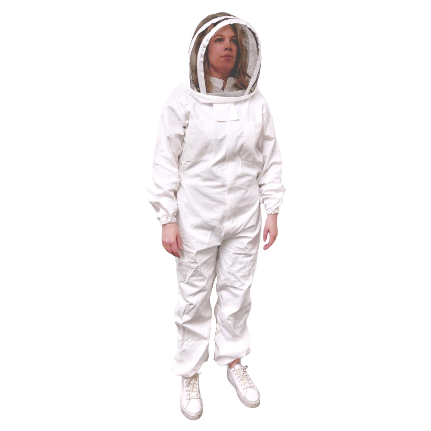 Beekeeping Suit Outfit Bee Hooded Cotton Ventilated Bee Keeping Protective Overalls-1