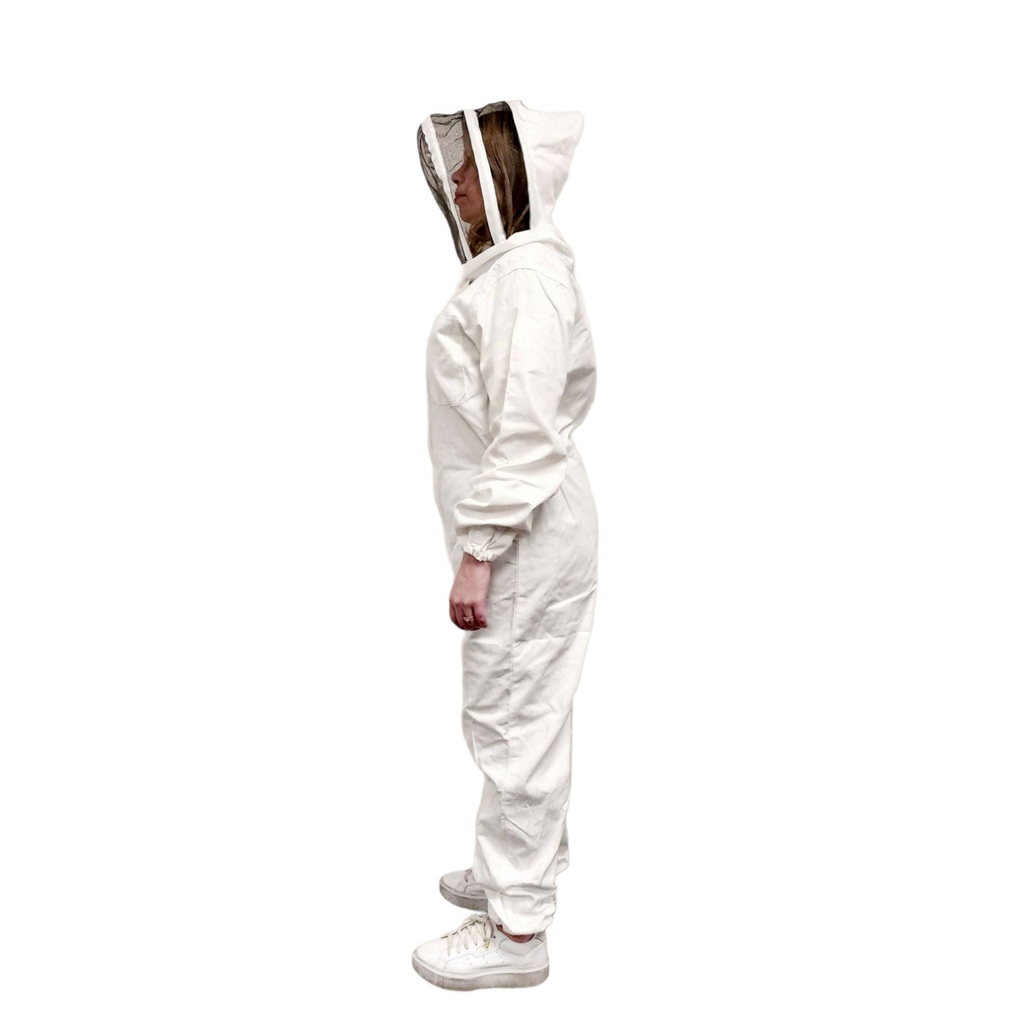 Beekeeping Suit Outfit Bee Hooded Cotton Ventilated Bee Keeping Protective Overalls-3