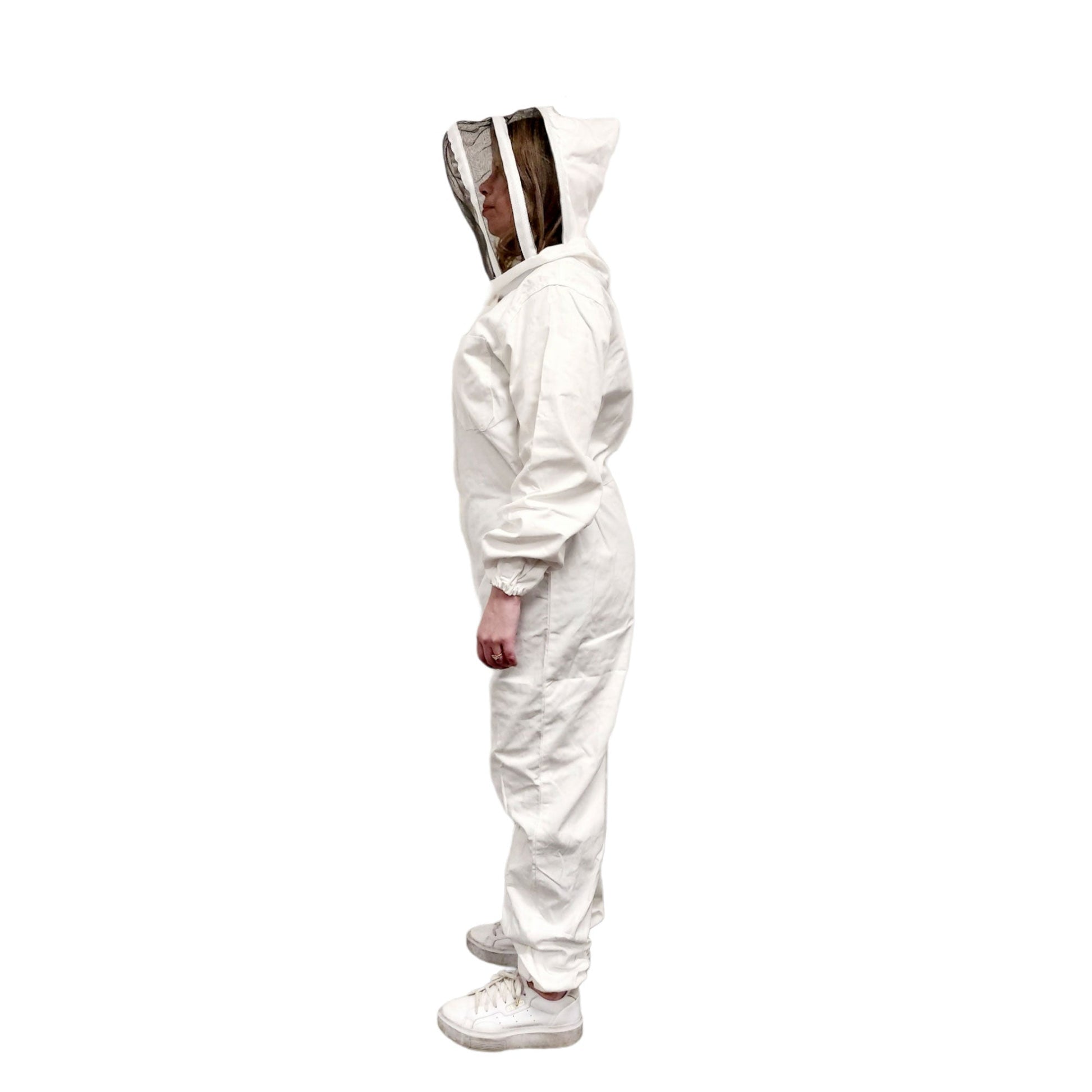Beekeeping Suit Outfit Bee Hooded Cotton Ventilated Bee Keeping Protective Overalls-3