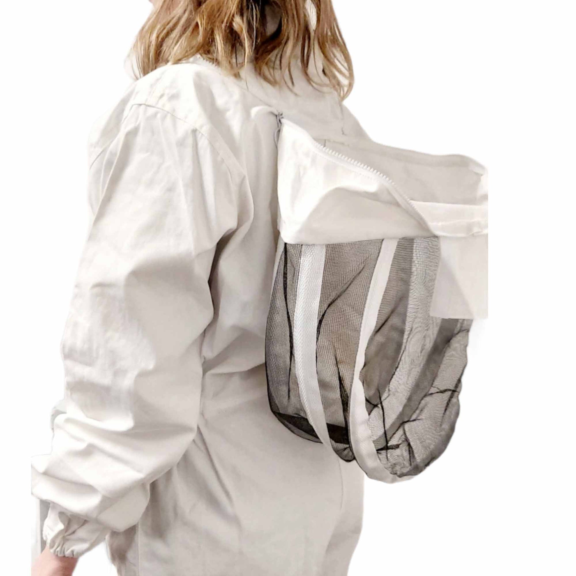 Beekeeping Suit Outfit Bee Hooded Cotton Ventilated Bee Keeping Protective Overalls-4