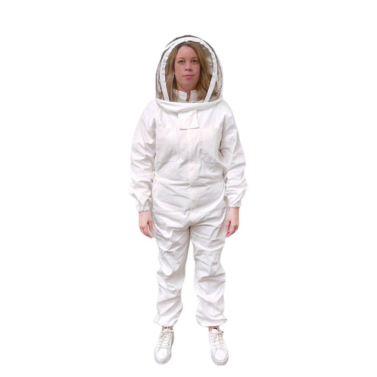 Beekeeping Suit Outfit Bee Hooded Cotton Ventilated Bee Keeping Protective Overalls-0