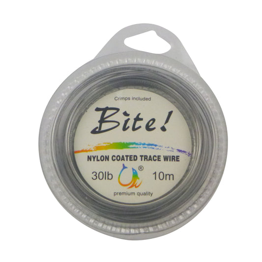 Swimerz Bite 7 Strand Coated Leader Wire, 30lb breaking strain, 10 mtrs-0