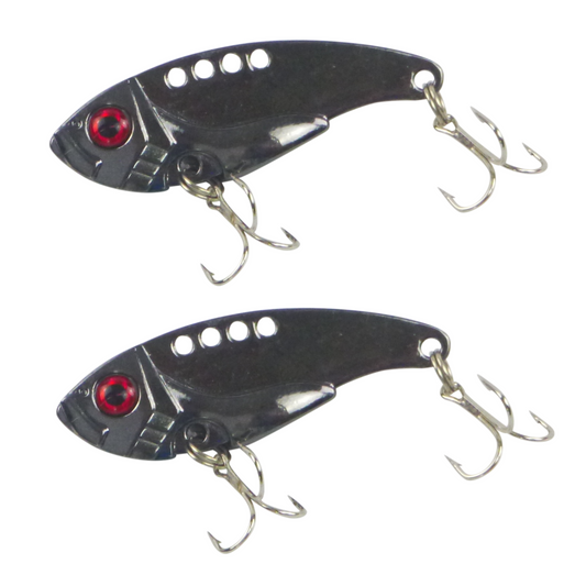 Finesse Metal Blade, Black Chrome 55mm, 2 Pack-0