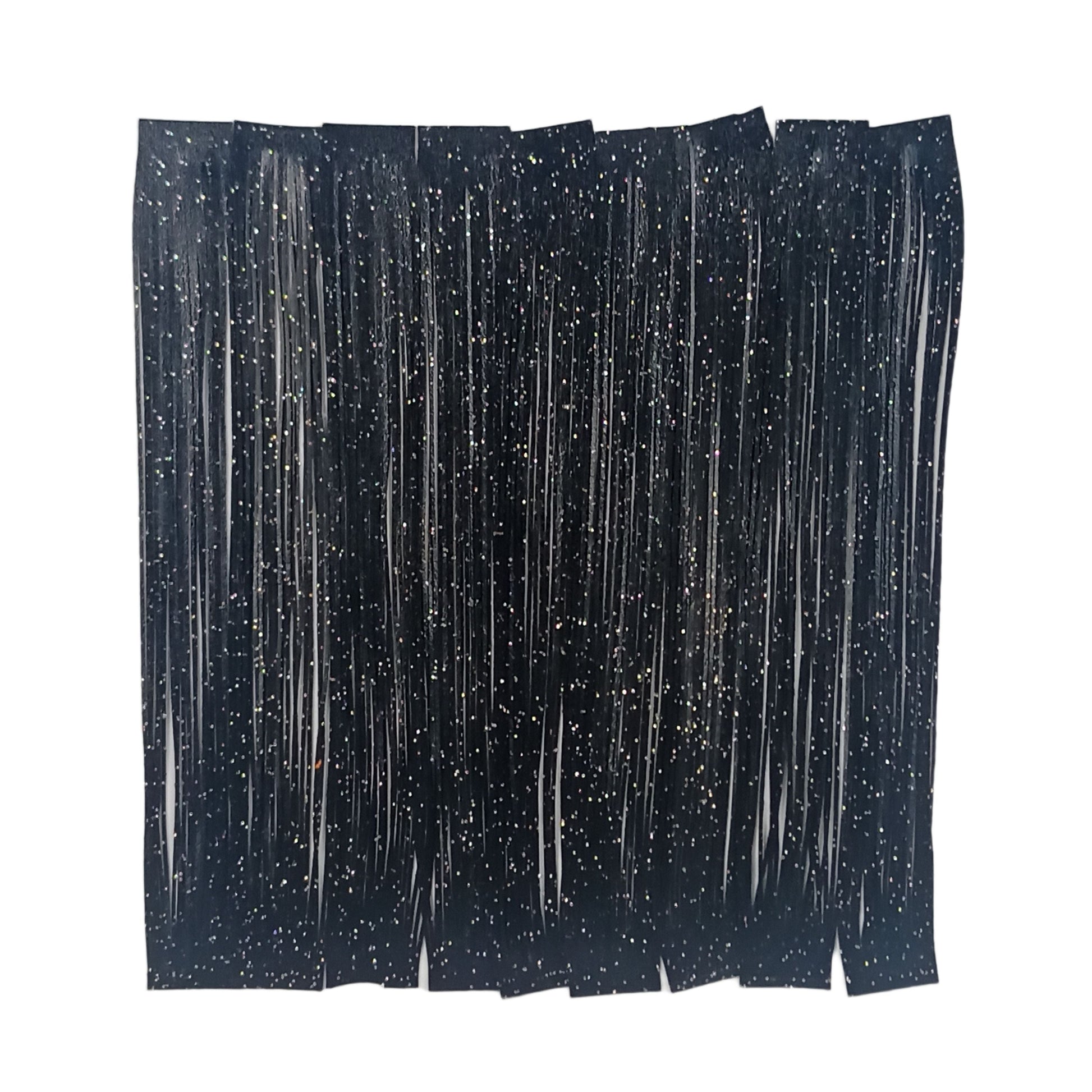 Artizan 22 strand silicon skirting, Black w Flake, Qty 20-0