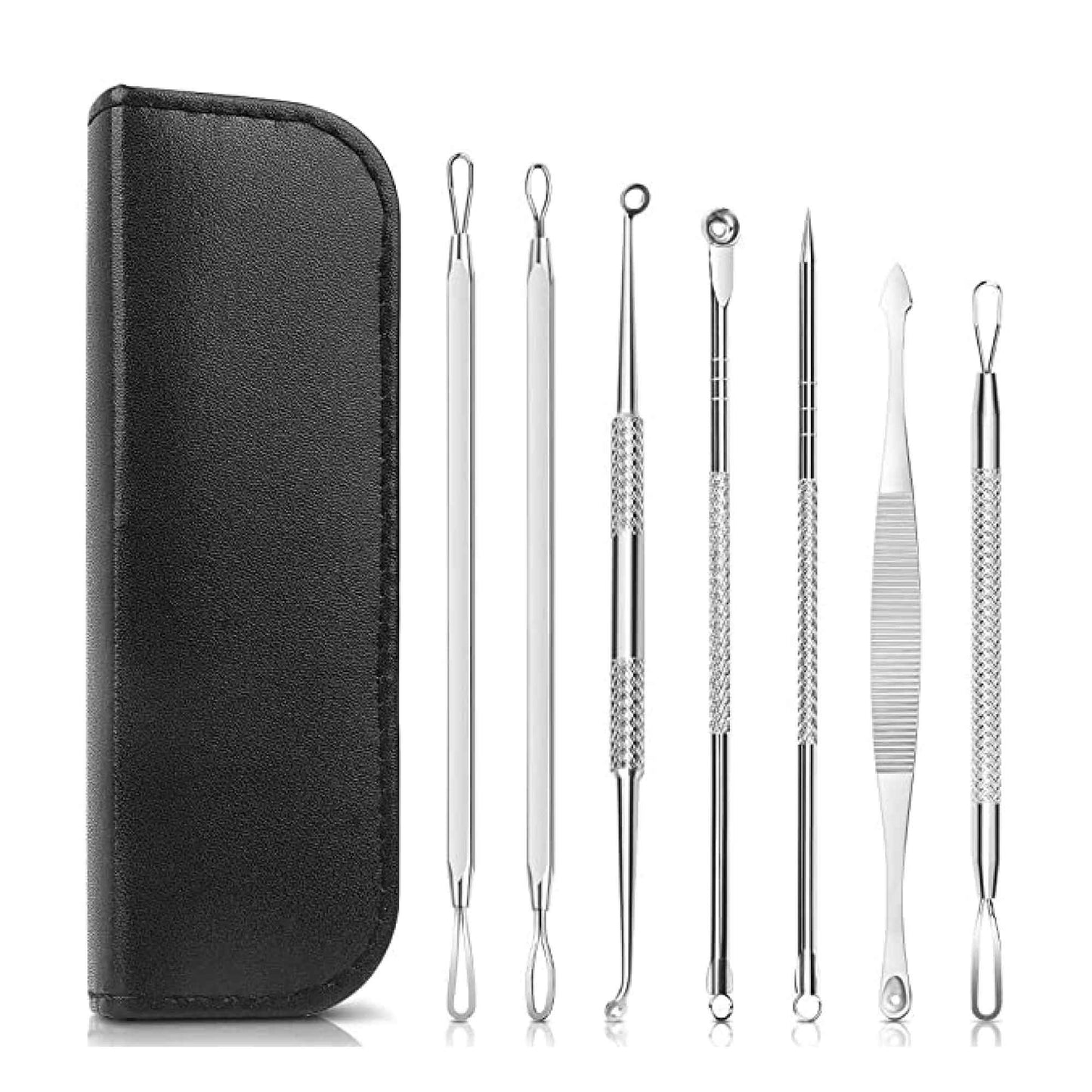 Blackhead Remover 7 Piece Tool Kit For Pimple Extraction Blemish Suction Removal-0