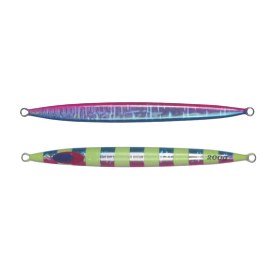 Finesse Lumo Fastdrop Jig, 200gm, Blue Blush, Qty 2-0