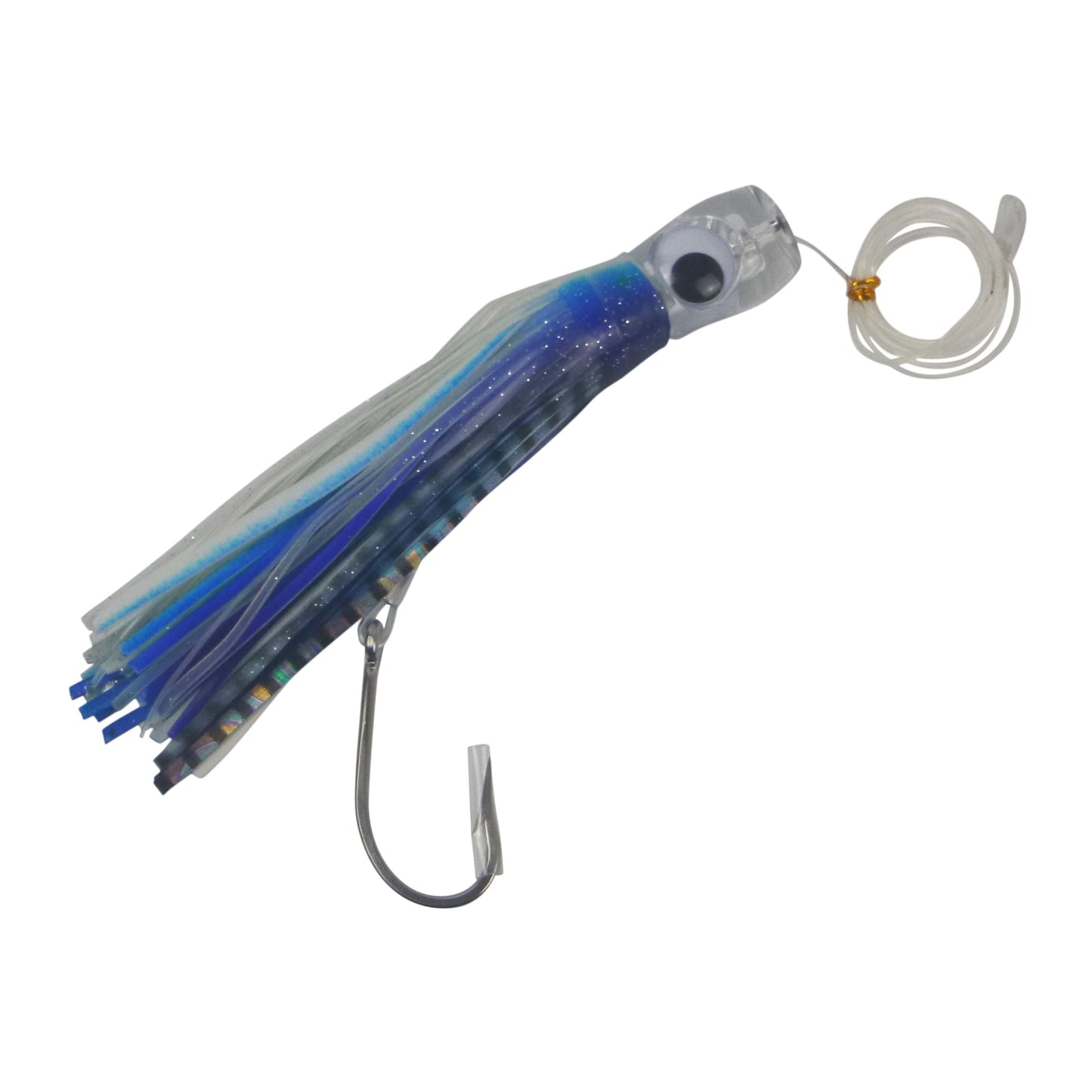 Swimerz Trolling Lure Rigs, 95gm, 23cmL, Size 8/0 Hook, Blue Ocky, 2 pack-1