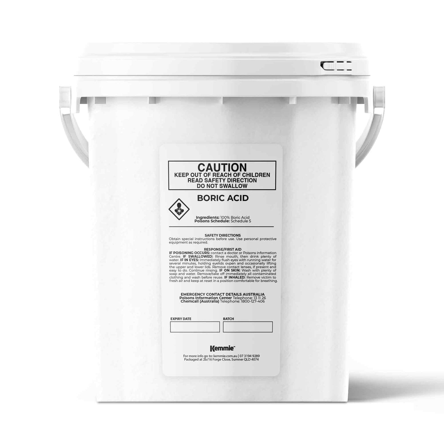 Boric Acid Powder Bucket - High Purity Fully Soluble Granules - Pest Ant Bulk-5