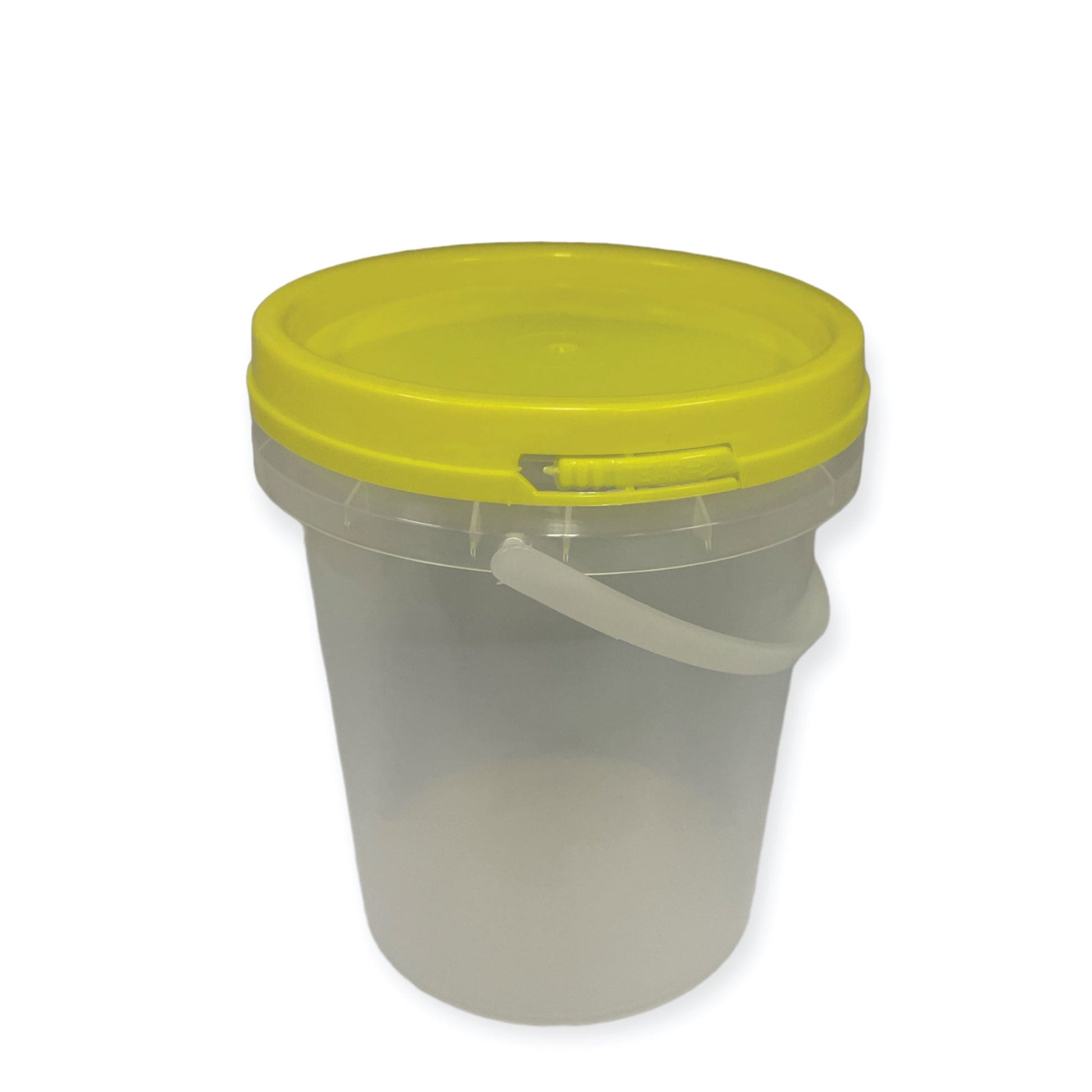 Bulk 10 x 1.2L Honey Bucket with Lid - 1.5Kg Clear Tamper Proof Plastic Tub-2