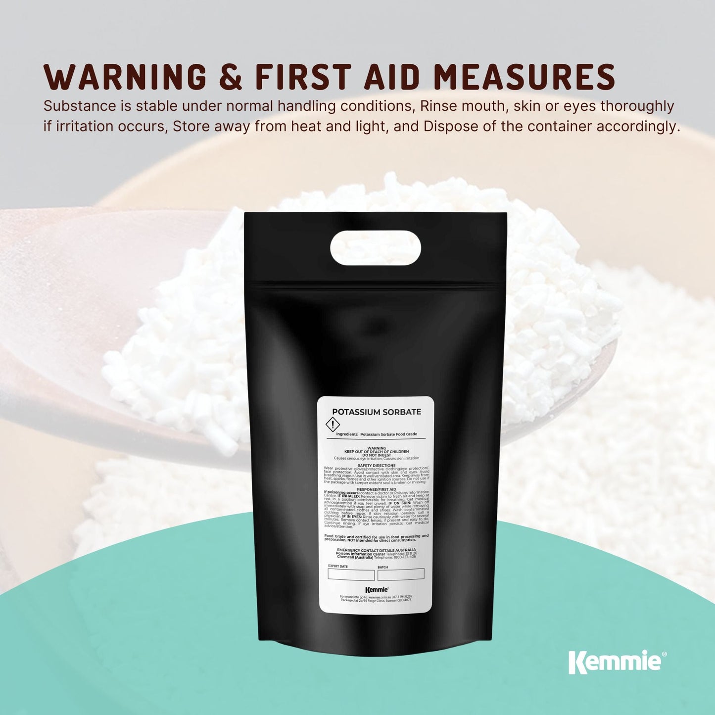 Bulk 10Kg Potassium Sorbate Granules Food Grade Preservative Cosmetics Brew Skin-4