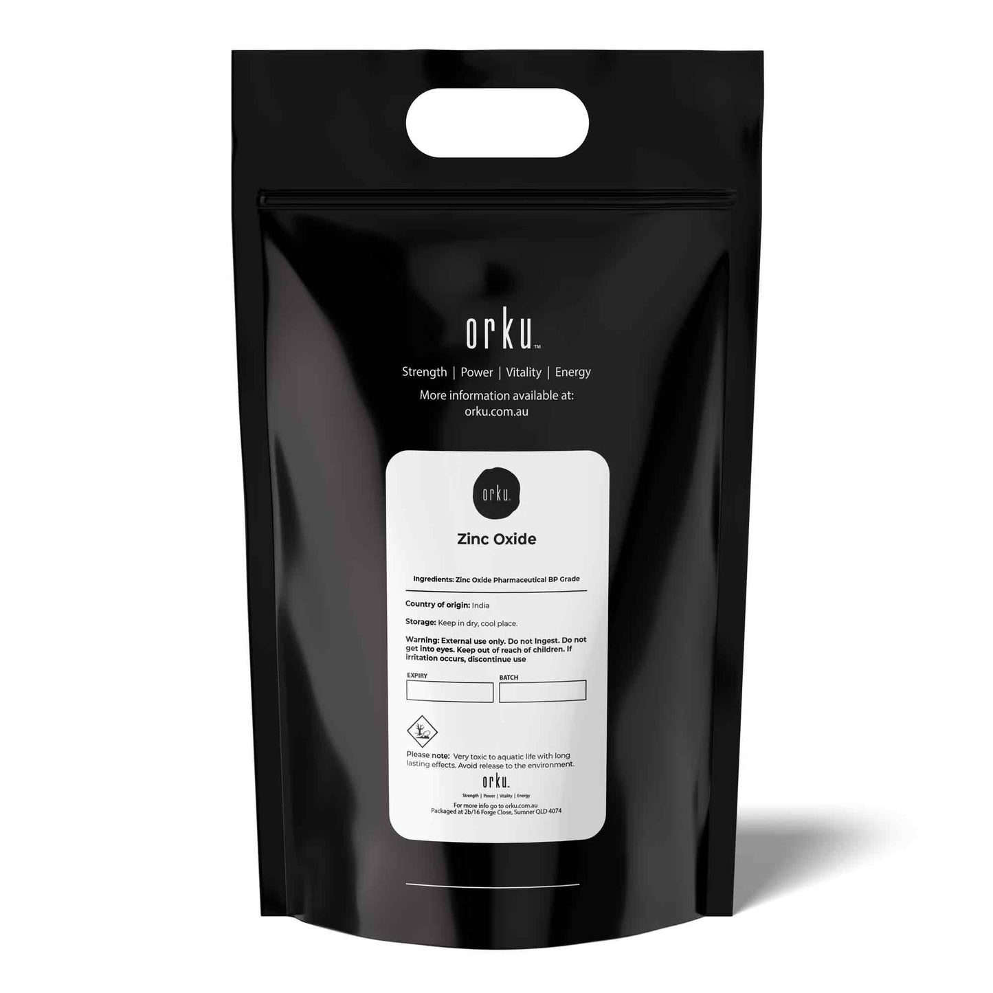 Bulk 10Kg Zinc Oxide Powder BP Pharmaceutical Grade 99.9% Purity Resealable Bag-1