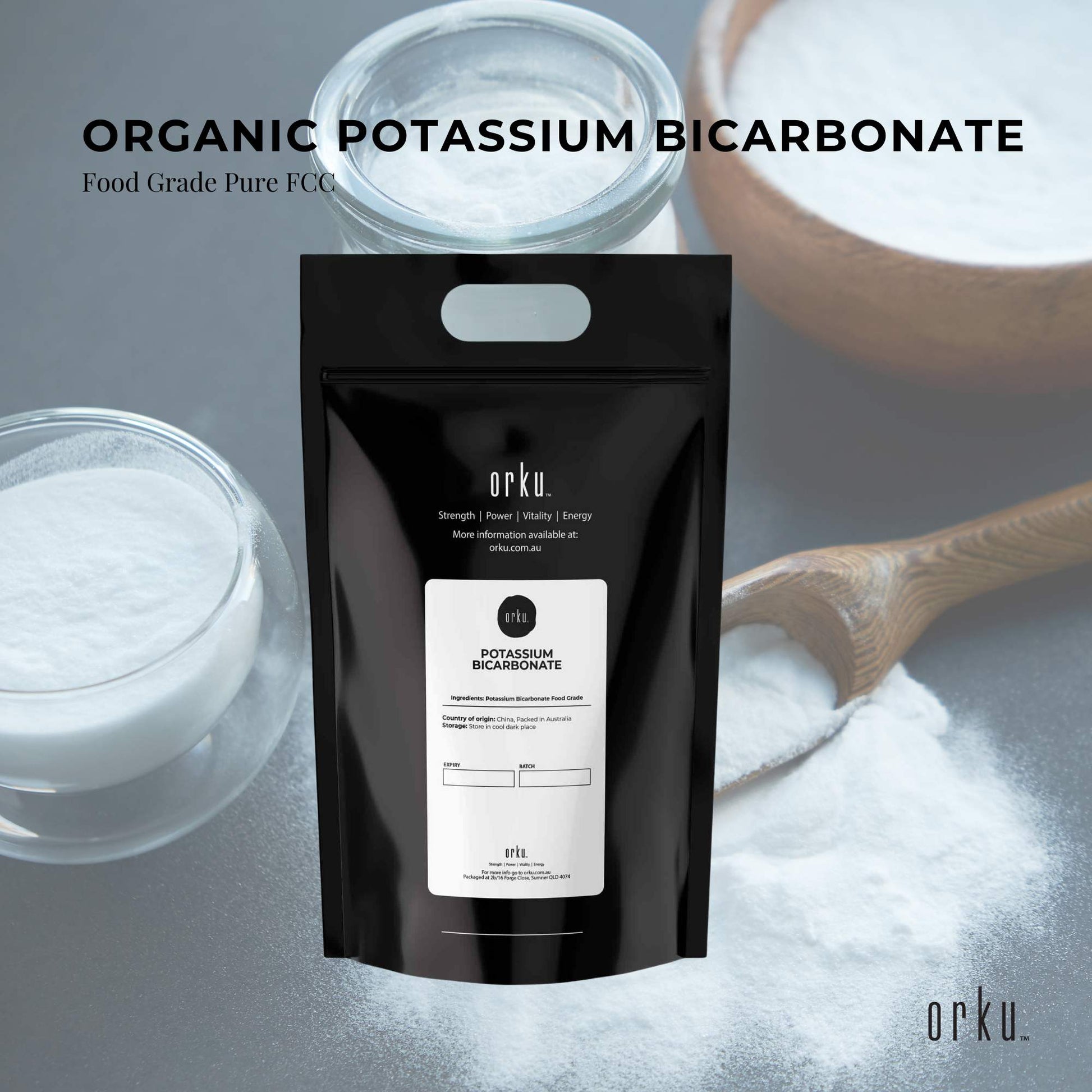 Bulk 20Kg Organic Potassium Bicarbonate Powder Food Grade FCC for Brewing Baking-1