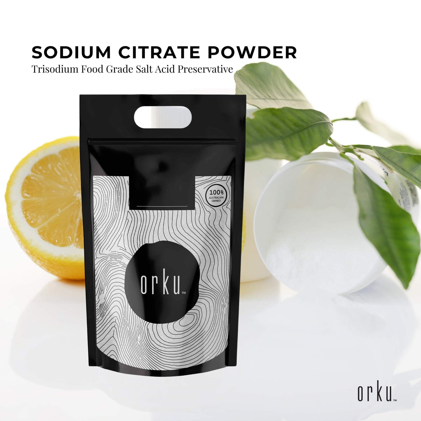 Bulk 20Kg Sodium Citrate Powder - Trisodium Food Grade Salt Acid Preservative-1