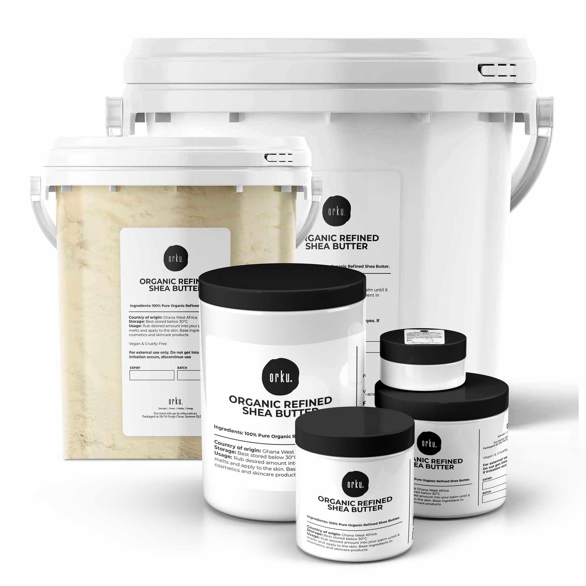Bulk Refined Shea Butter Organic - Natural Pure African Karite-0