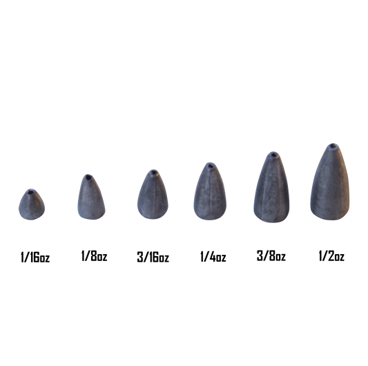 Swimerz 3/8 oz Lead Bullet Sinker - Qty 10 Pack-1