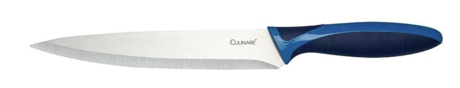 19.5cm Culinare Stainless Steel Carving Knife With Blue Blade Cover-1