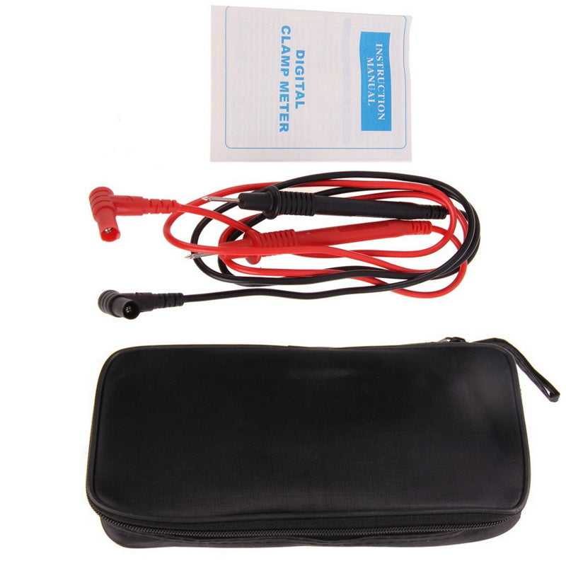 Digital Clamp Meter AC/DC Voltage Resistance Frequency DM6266 - Batteries Incl.-4