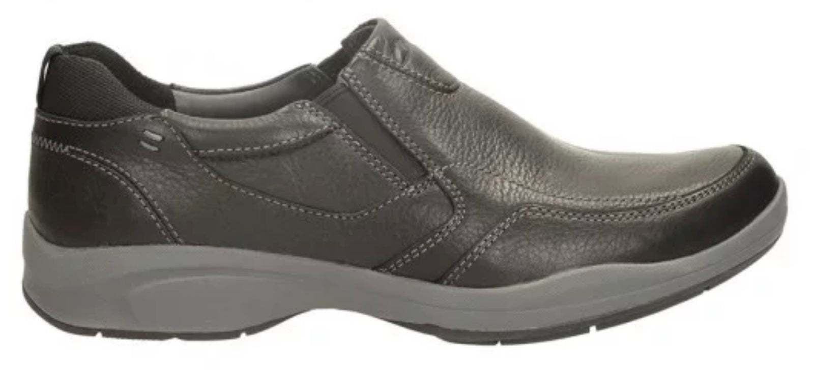 CLARKS Mens Wavekorey Free Formal Slip On Dress Leather Shoes G Width Fit-2