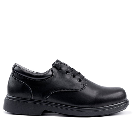 Class Senior Lace School Shoes - Black-0