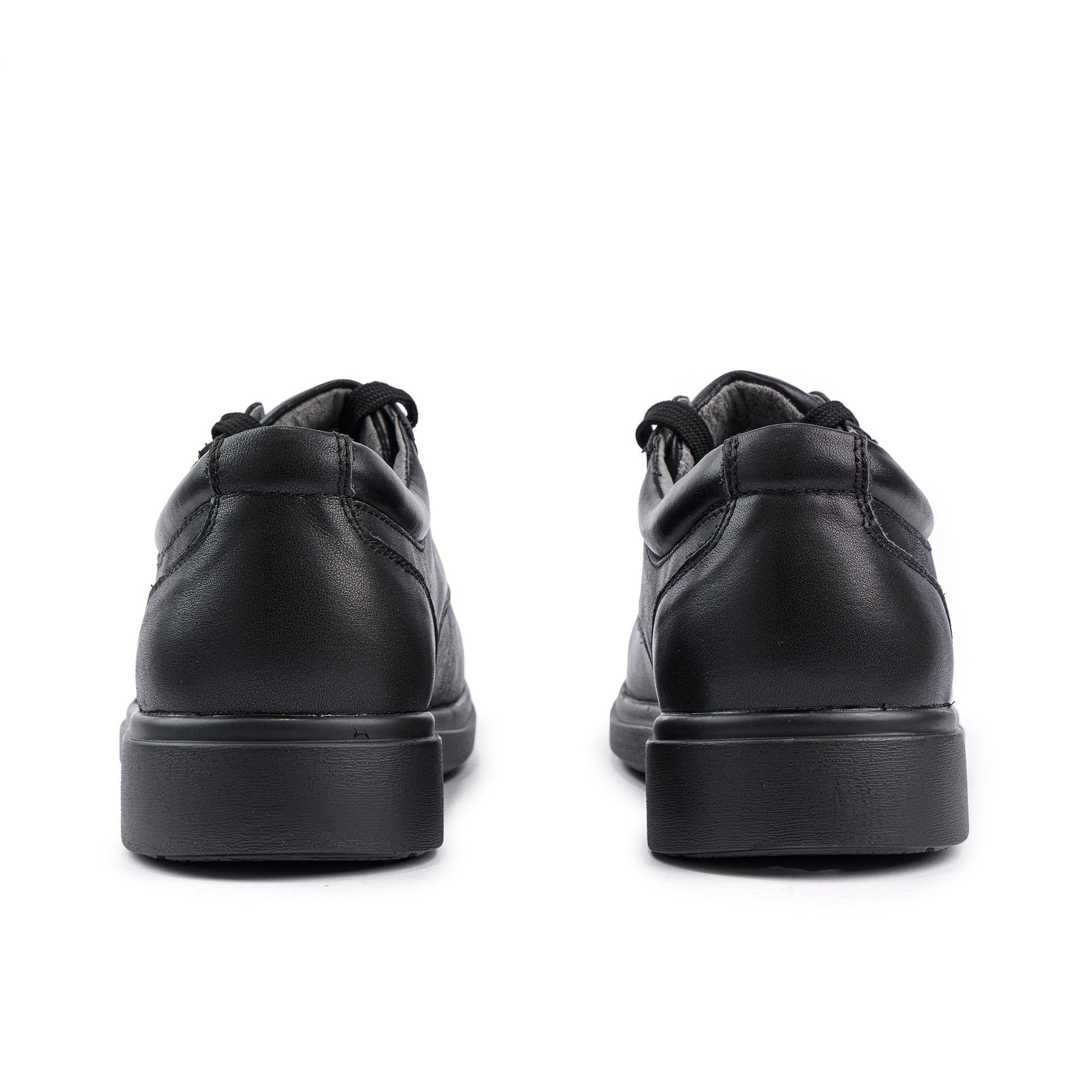 Class Senior Lace School Shoes - Black-3