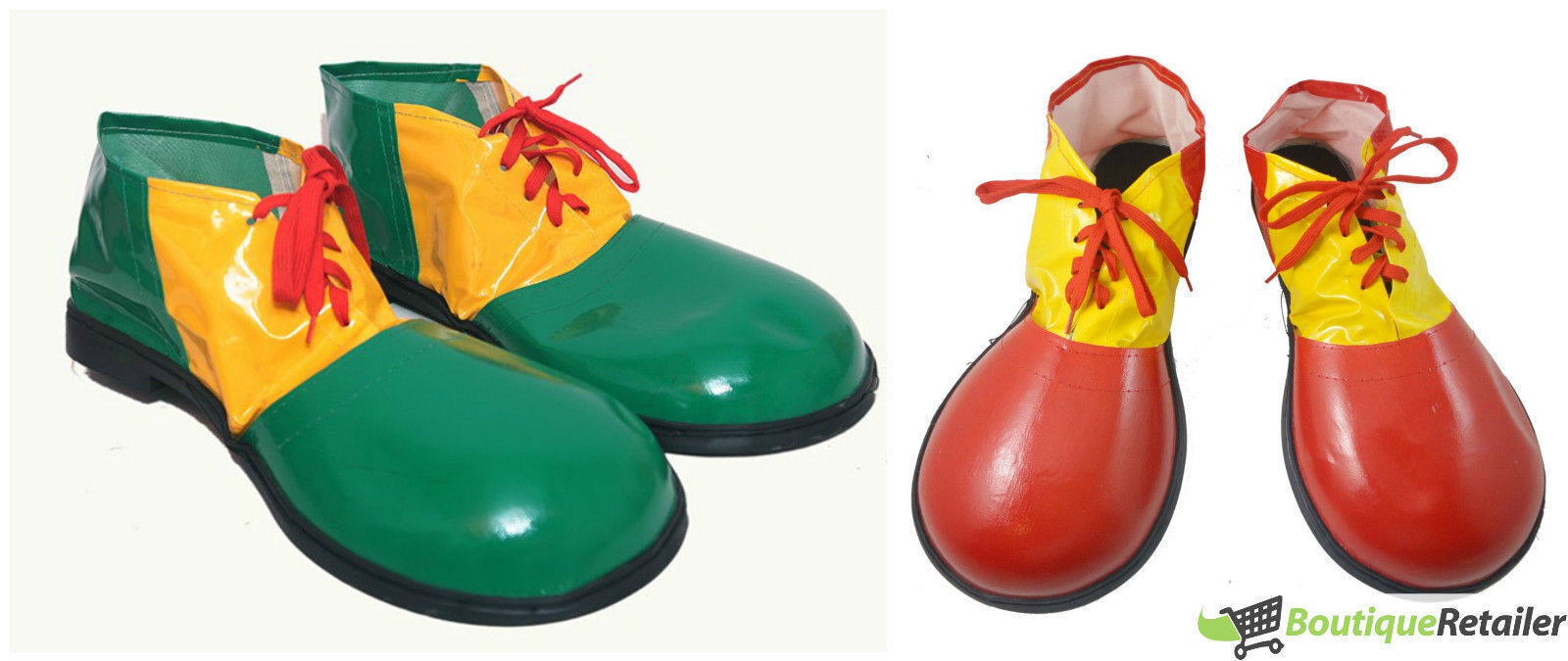 CLOWN SHOES Costume Fancy Dress Adult Circus Party Halloween Accessory Large-0
