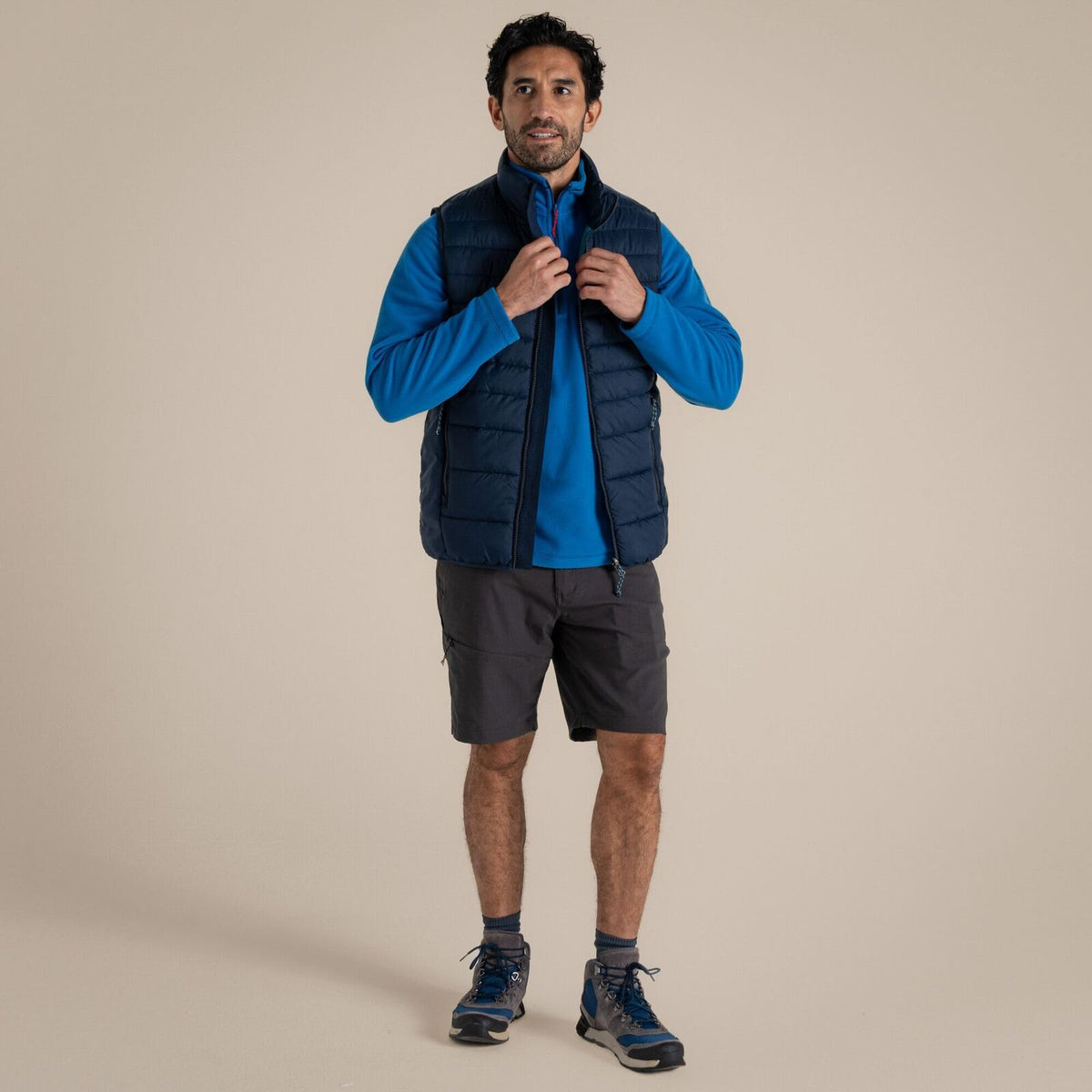 Craghoppers Mens Complite IX Vest Windproof Packable Insulated in Blue/Navy