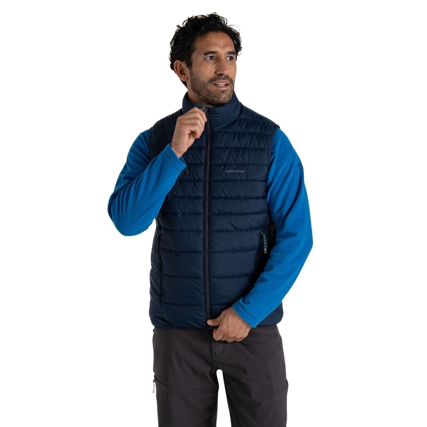 Craghoppers Mens Complite IX Vest Windproof Packable Insulated in Blue/Navy