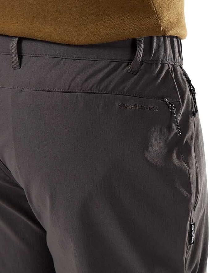 Craghoppers Kiwi Pro Convertible Stretch Trousers (REGULAR) in Dark Lead