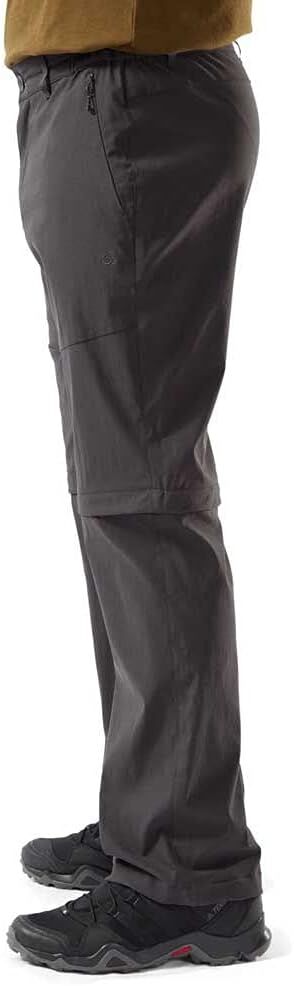 Craghoppers Kiwi Pro Convertible Stretch Trousers (REGULAR) in Dark Lead