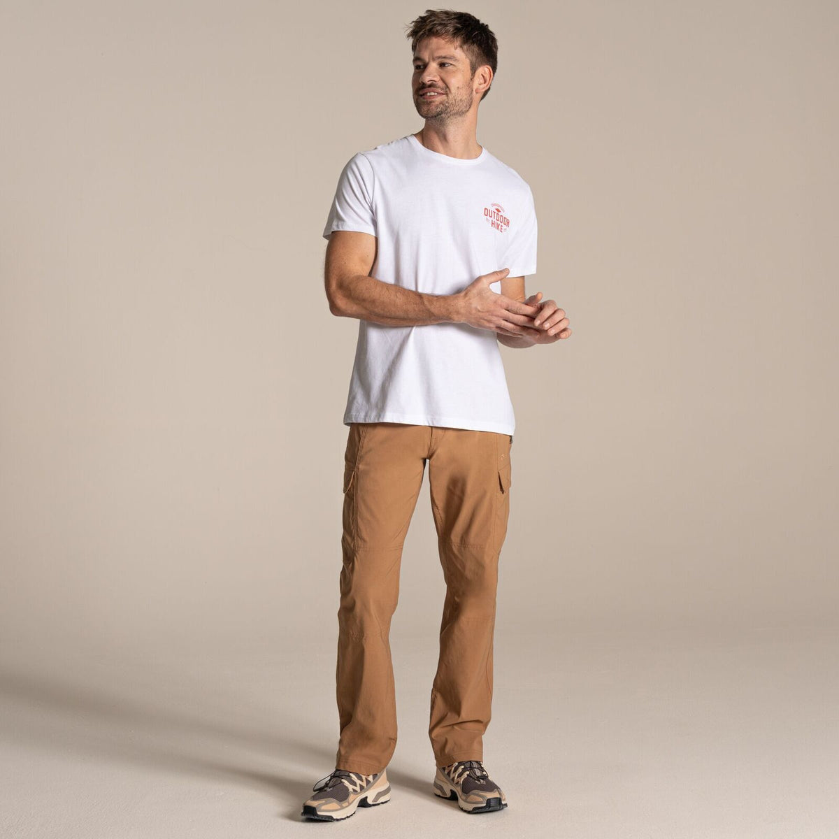 Craghoppers Kiwi Pro Cargo Stretch Trousers (Regular) in Boulder