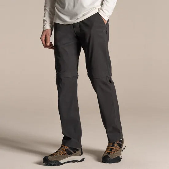 Craghoppers Kiwi Pro III Convertible Stretch Trousers (Regular) in Dark Lead