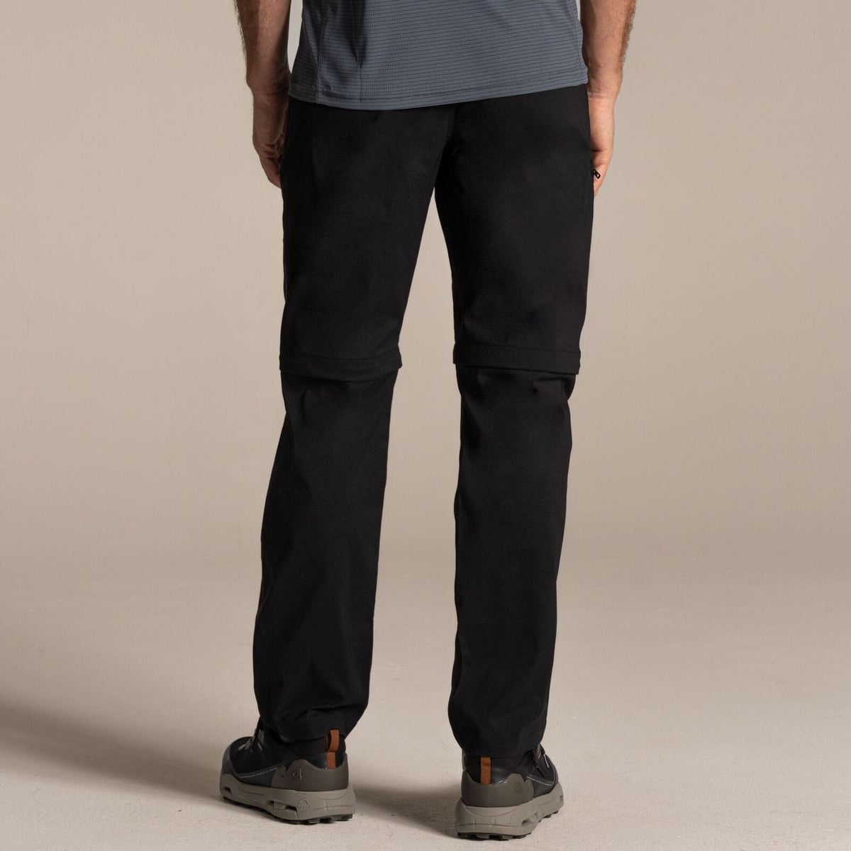 Craghoppers Kiwi Pro III Convertible Stretch Trousers (Regular) in Black