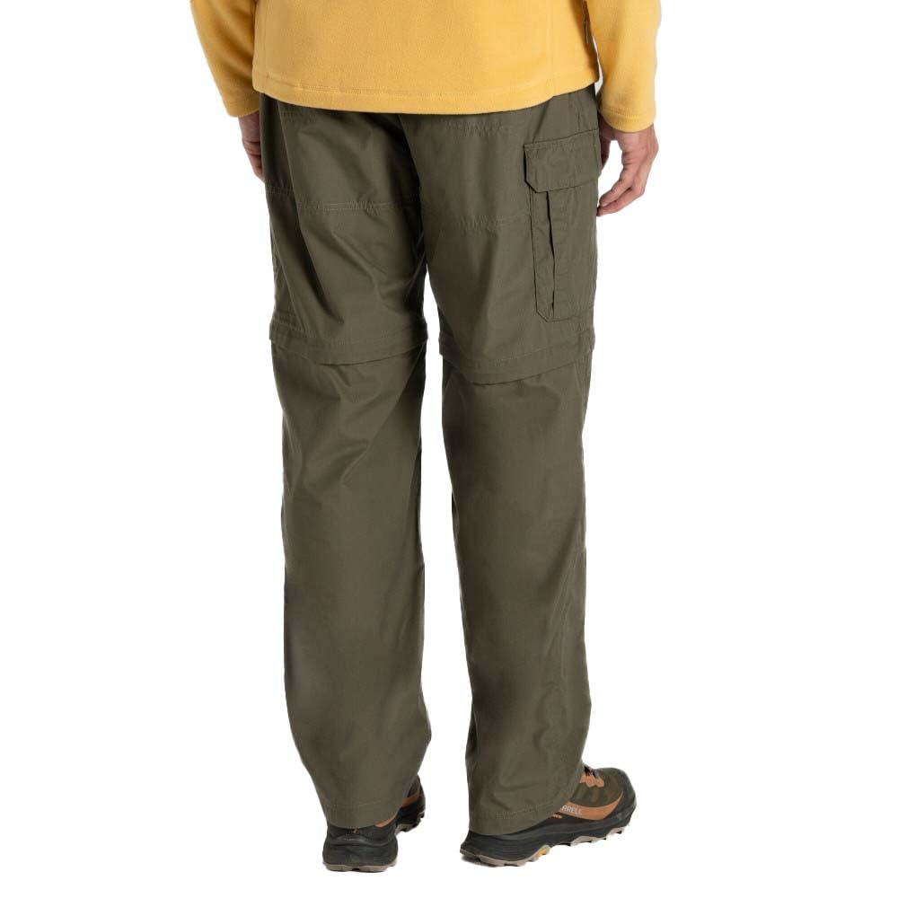 Craghoppers Mens Kiwi Convertible Trousers/Shorts (Regular) in Wild Olive