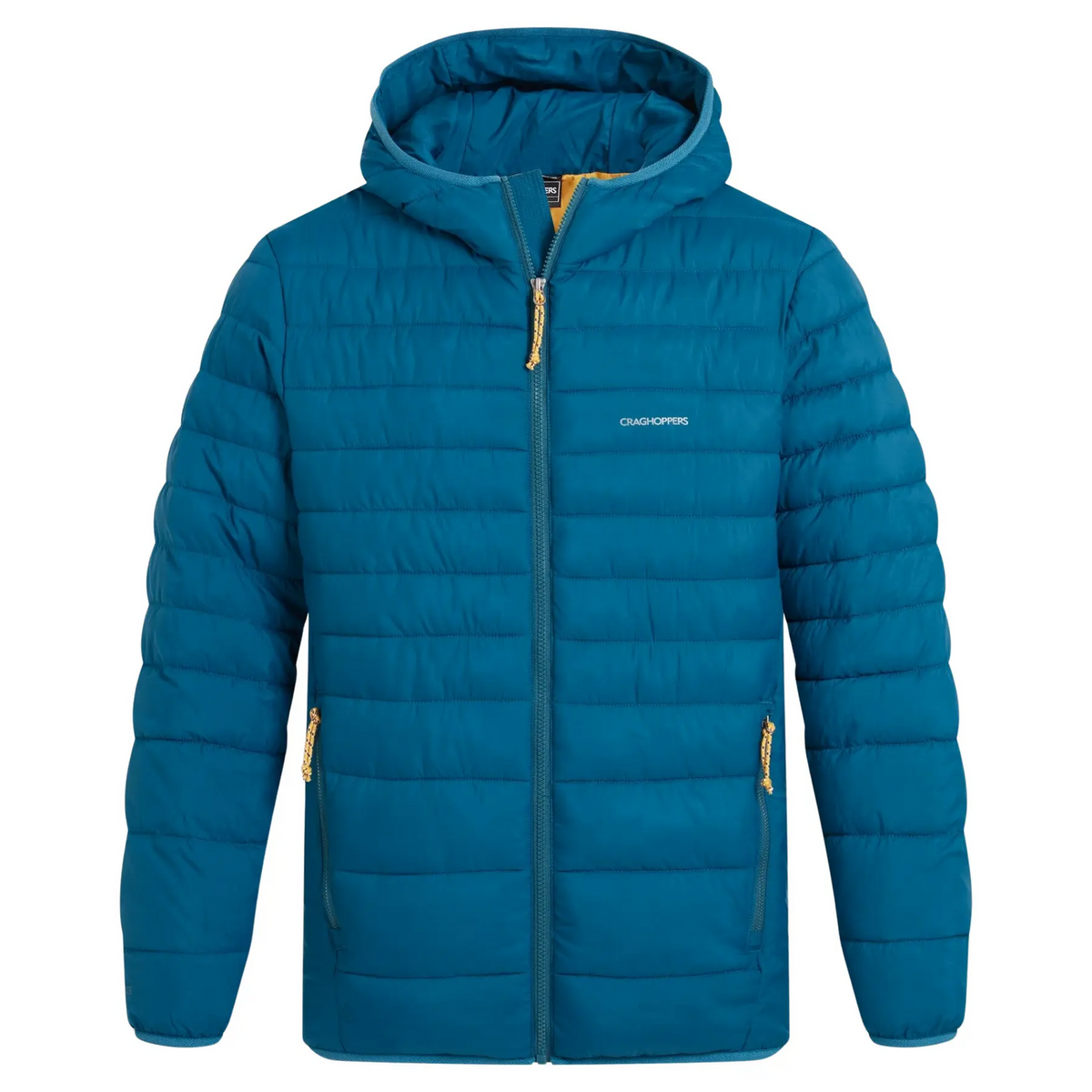 Craghoppers Mens Puffer Jacket Compresslite IX Hooded Jacket in Coastal Blue