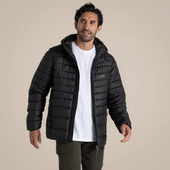Craghoppers Compresslite IX Hooded Insulated Jacket in Black