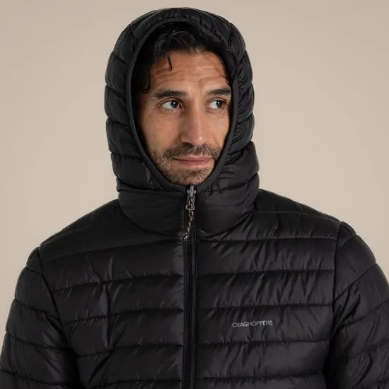Craghoppers Compresslite IX Hooded Insulated Jacket in Black