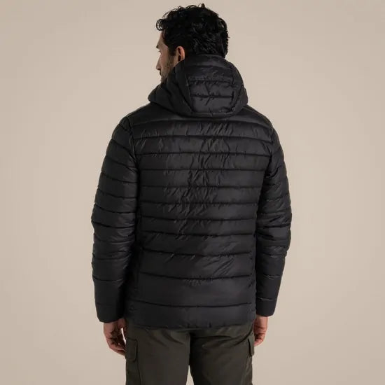 Craghoppers Compresslite IX Hooded Insulated Jacket in Black