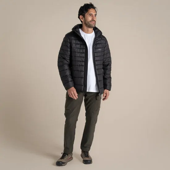 Craghoppers Compresslite IX Hooded Insulated Jacket in Black