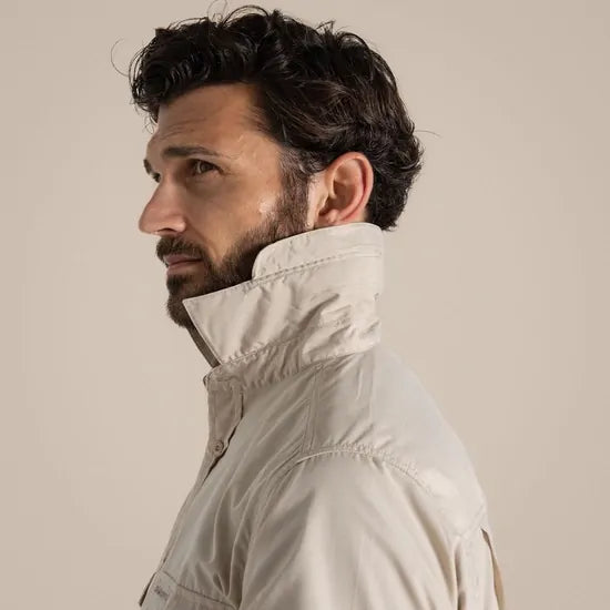 Craghoppers Kiwi Short Sleeve Outdoor Shirt in Oatmeal