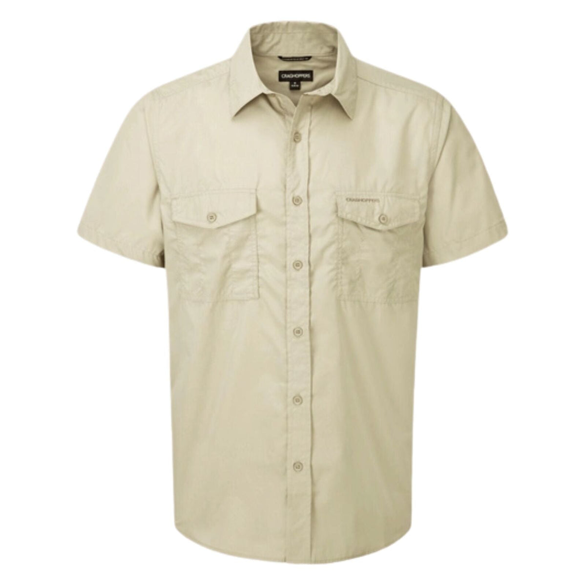 Craghoppers Kiwi Short Sleeve Outdoor Shirt in Oatmeal
