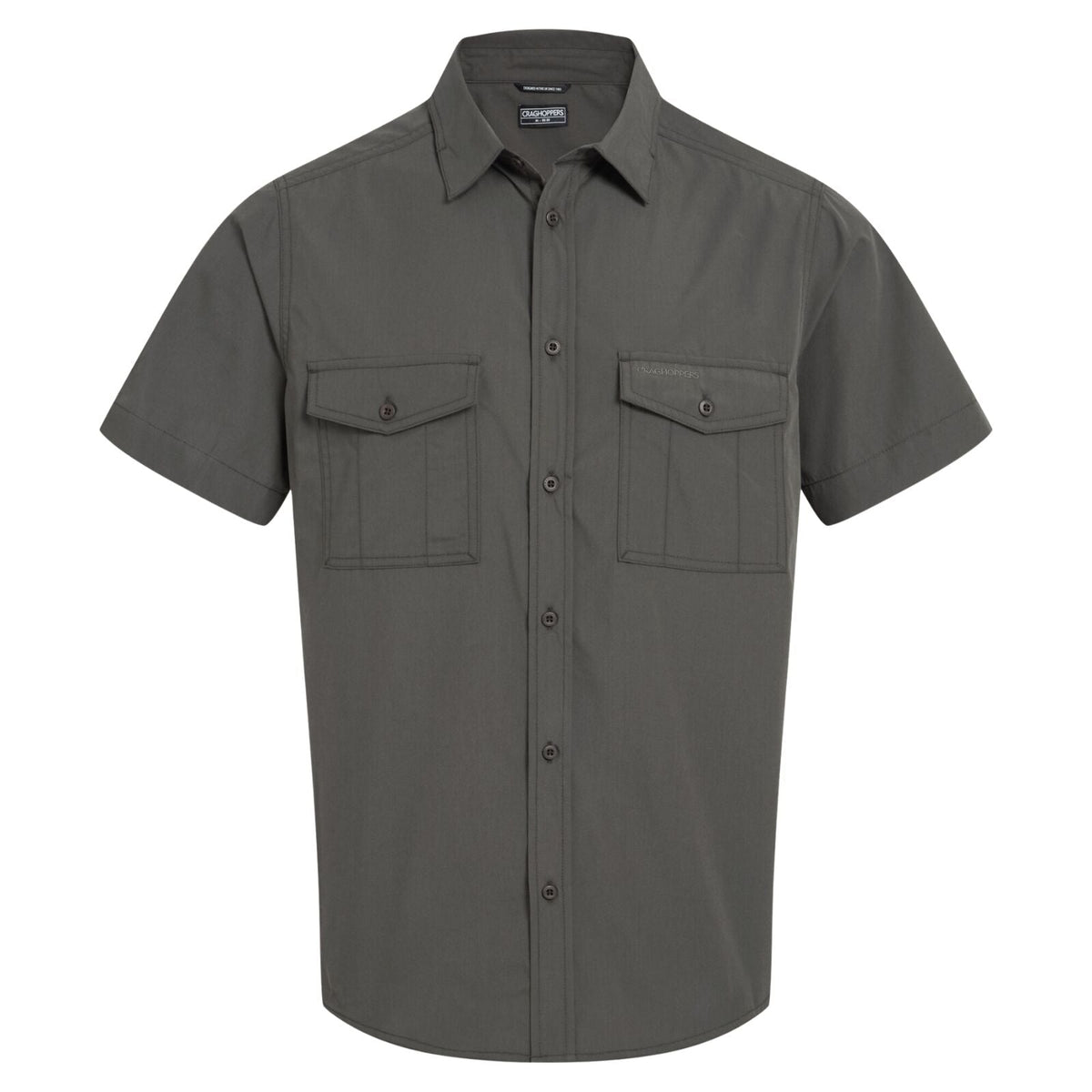 Craghoppers Kiwi II Short Sleeve UPF50+ Hiking Shirt in Cedar