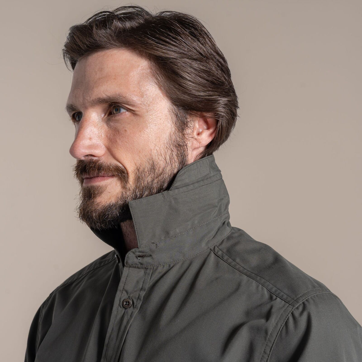 Craghoppers Kiwi II Short Sleeve UPF50+ Hiking Shirt in Cedar