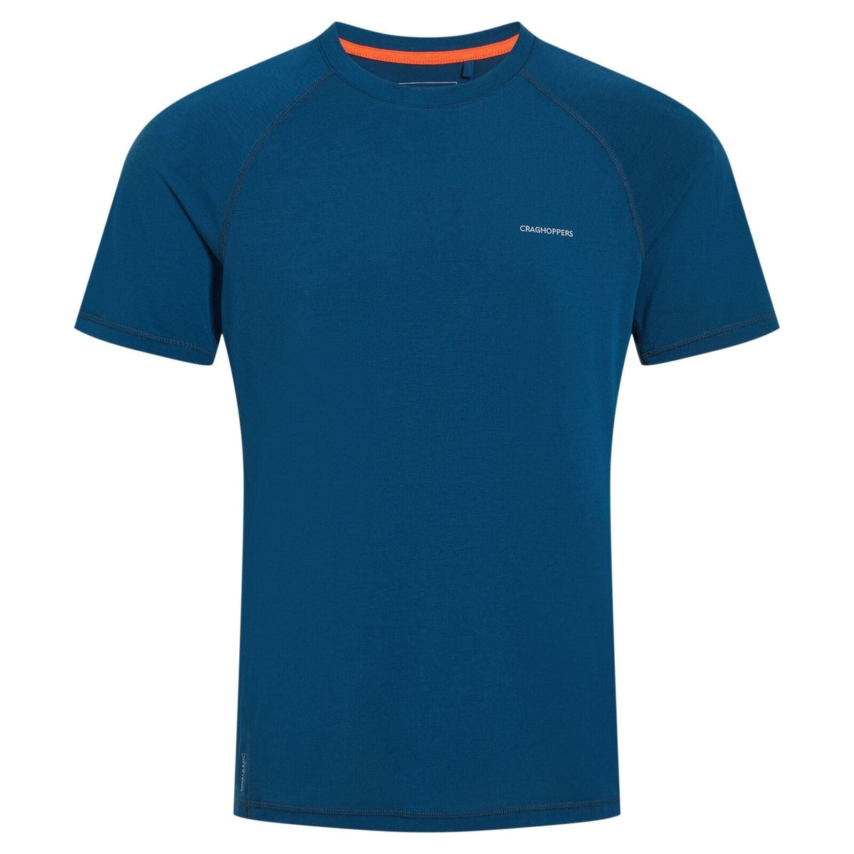 Craghoppers Mens Dynamic Short Sleeved T-Shirt in Tourmaline Blue