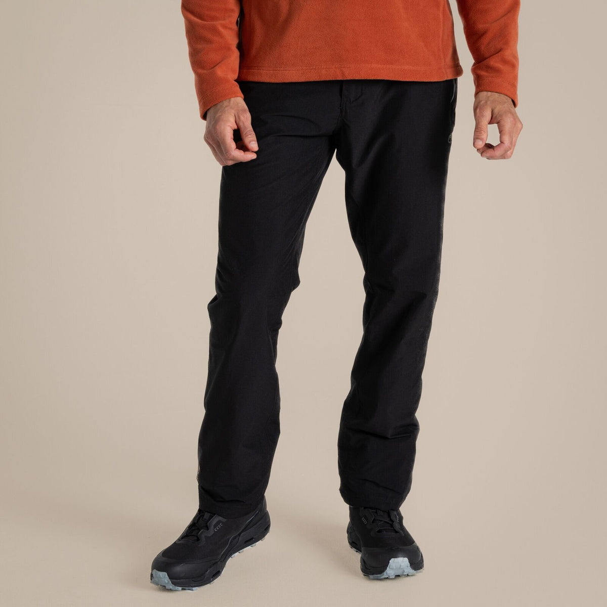 Craghoppers Kiwi Pro Waterproof Trousers AquaDry Hiking Pants (Regular) in Black