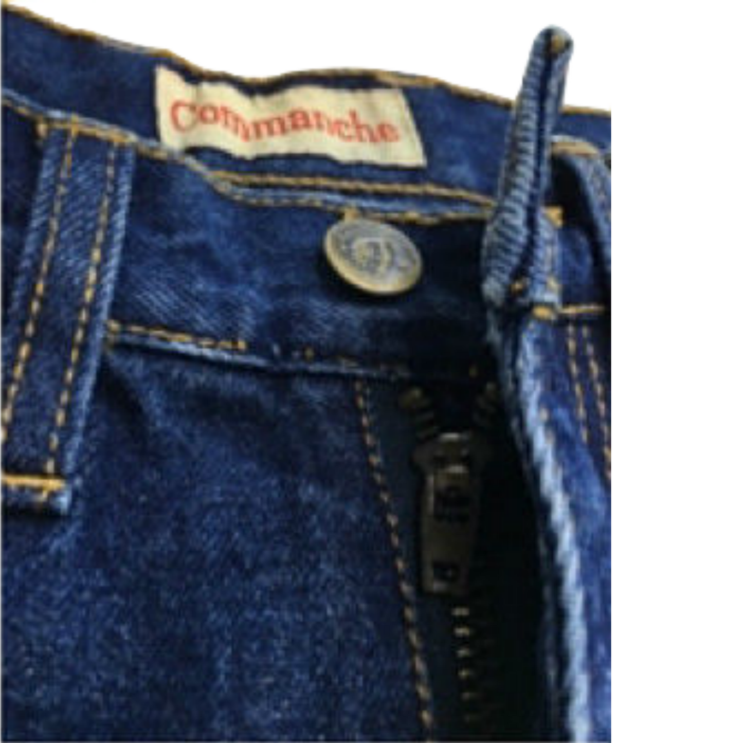 COMMANCHE Classic Basic Jeans Denim Original Straight Leg Pants Trousers-2